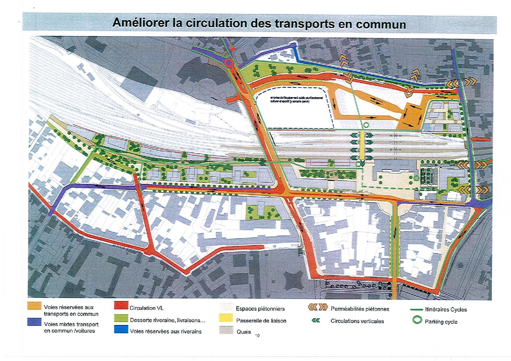 projet pole gare circulation